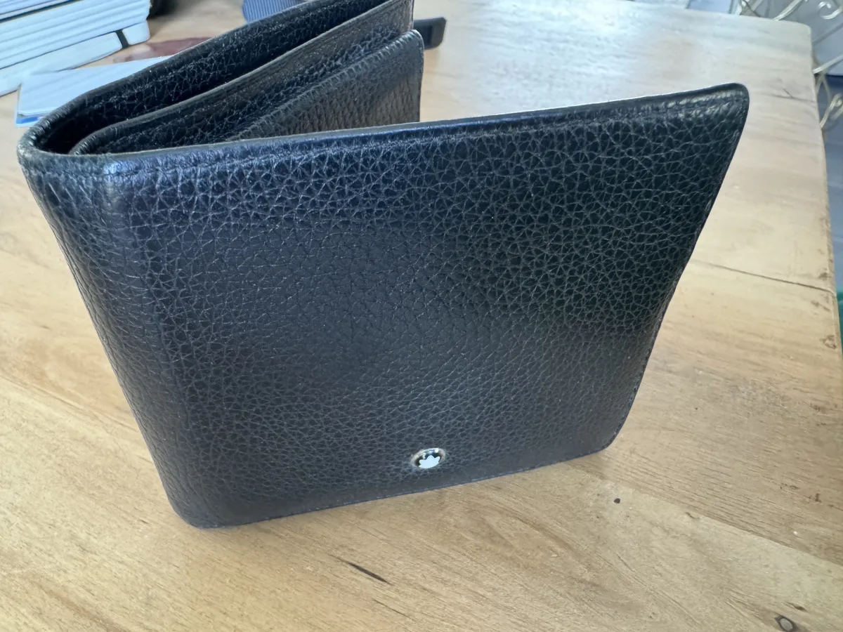 Montblanc wallet 12cc with coin case/card slots