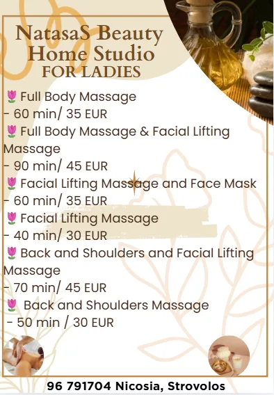 Body and Facial Massage for Ladies