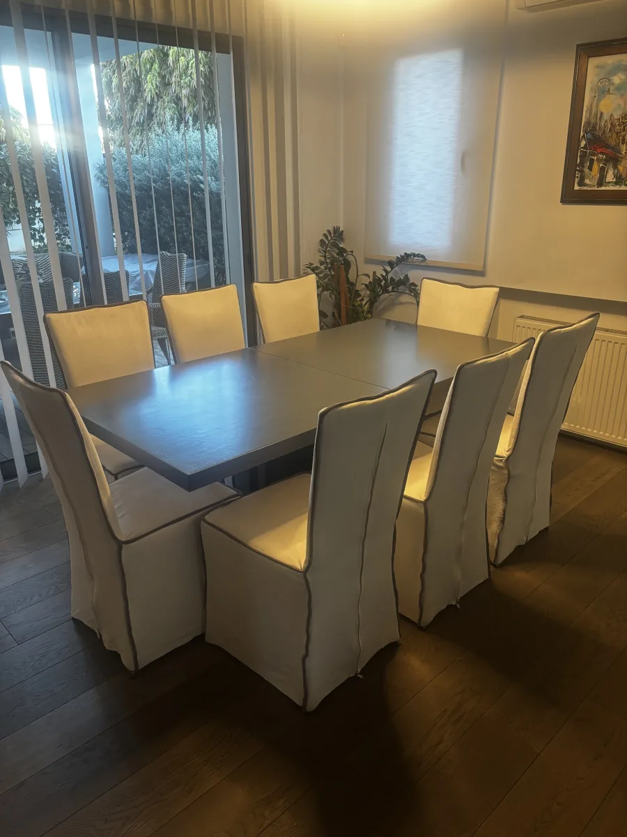 Dining Table with 8 Chairs - No Assembly Required - €700 in Nicosia